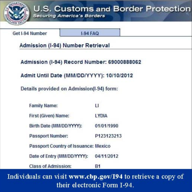 travel record immigration department