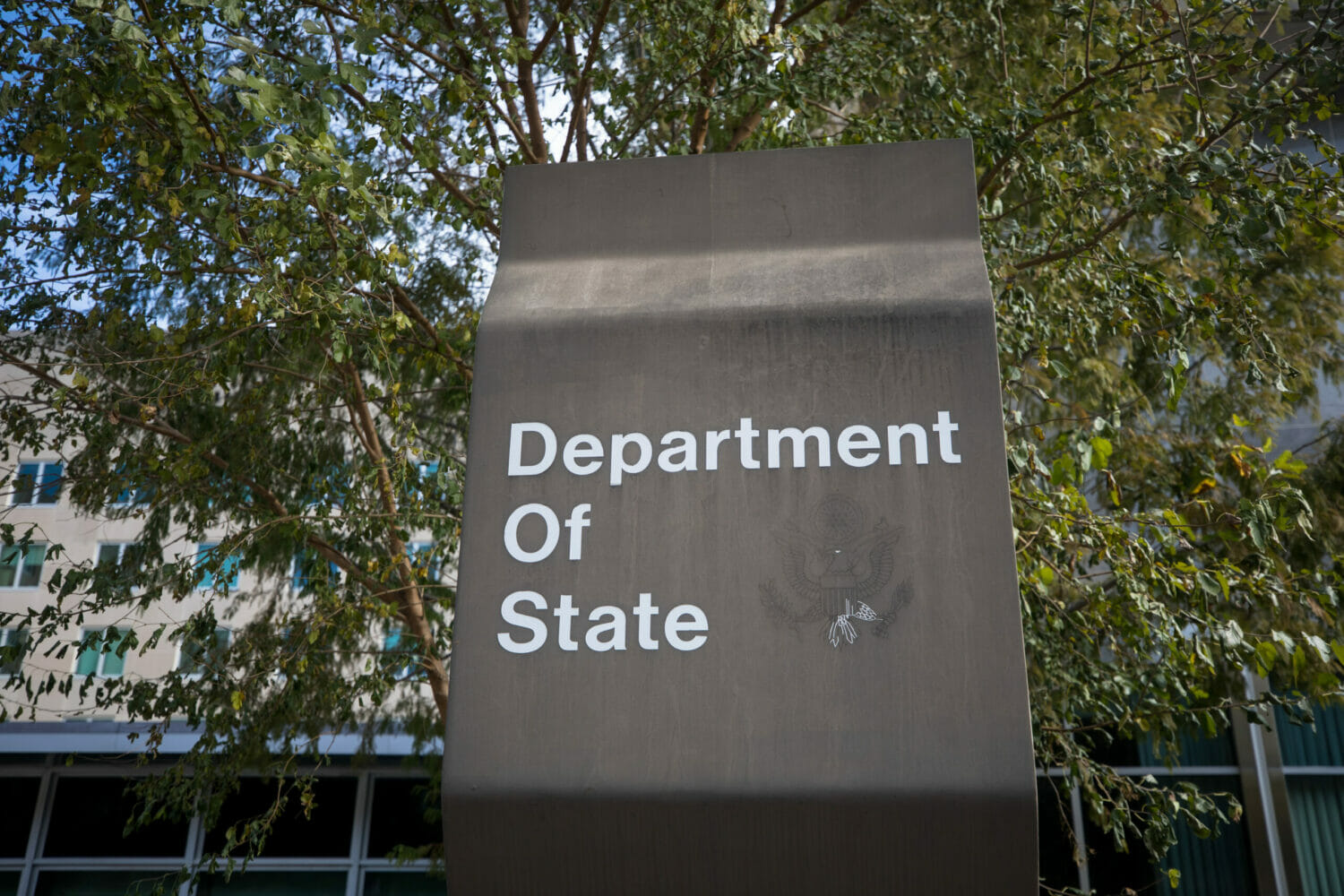 The Department of State building