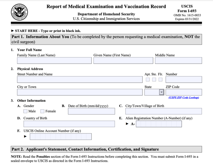 form-i-693-medical-examination-and-vaccination-record
