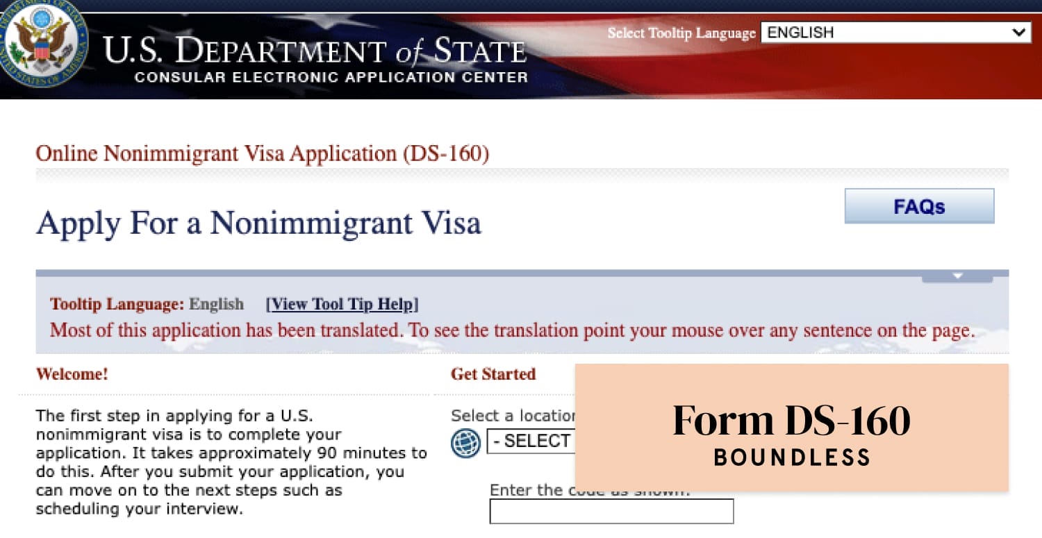 Form DS-160 for US Immigration - Everything You Need To Know