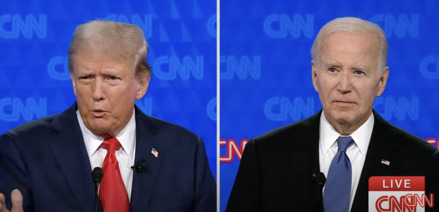 Trump and Biden speak immigration at first presidential debate.