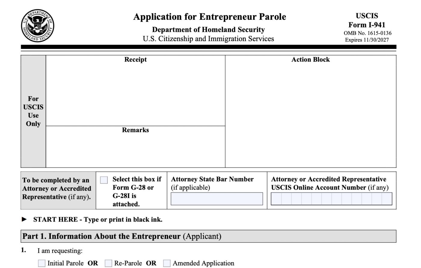 Form I-941, Explained