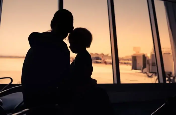 CSPA policy change silhouette of parent and child family immigration